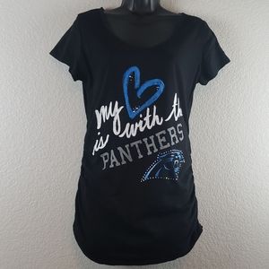 NFL | Women's Embellished Carolina Panthers Sz S